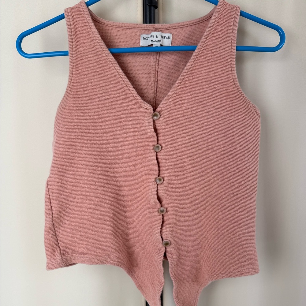 Madewell Salmon Pink Tank Top